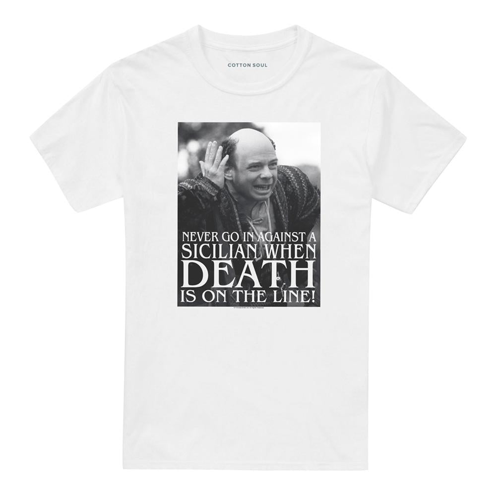White - Front - The Princess Bride Unisex Adult Sicilian T-Shirt