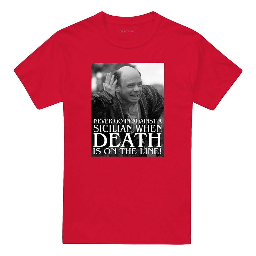Red - Front - The Princess Bride Unisex Adult Sicilian T-Shirt