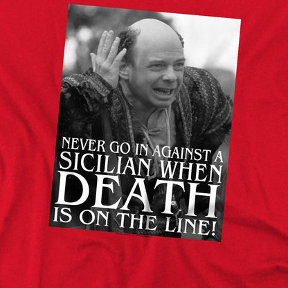 Red - Side - The Princess Bride Unisex Adult Sicilian T-Shirt