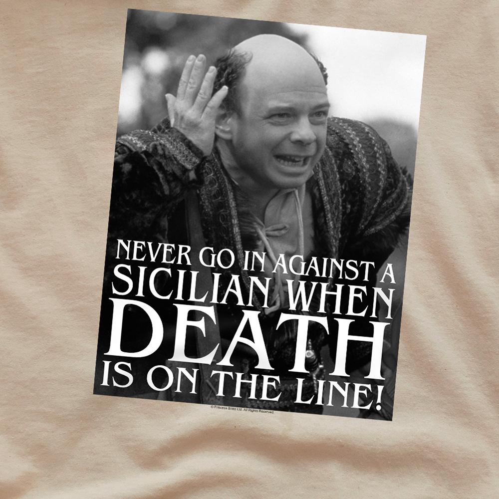 Sand - Side - The Princess Bride Unisex Adult Sicilian T-Shirt