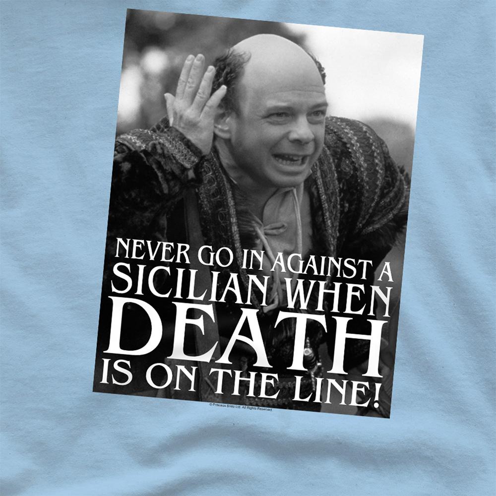 Light Blue - Side - The Princess Bride Unisex Adult Sicilian T-Shirt