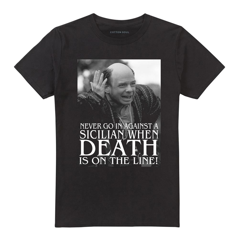 Black - Front - The Princess Bride Unisex Adult Sicilian T-Shirt