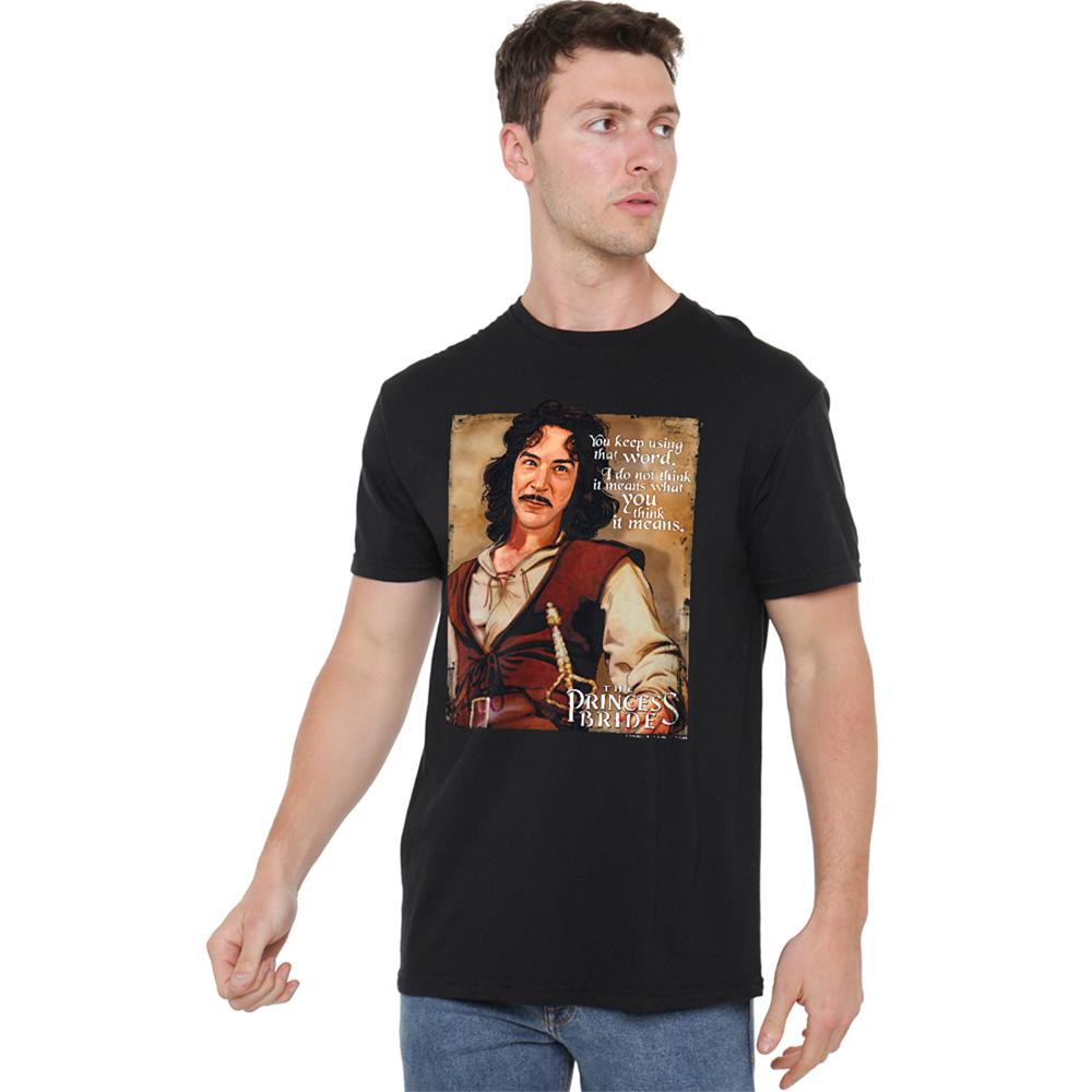 Black - Back - The Princess Bride Unisex Adult Word T-Shirt