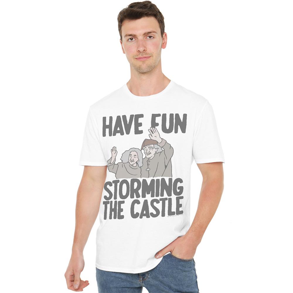 White - Back - The Princess Bride Unisex Adult Have Fun Storming The Castle T-Shirt