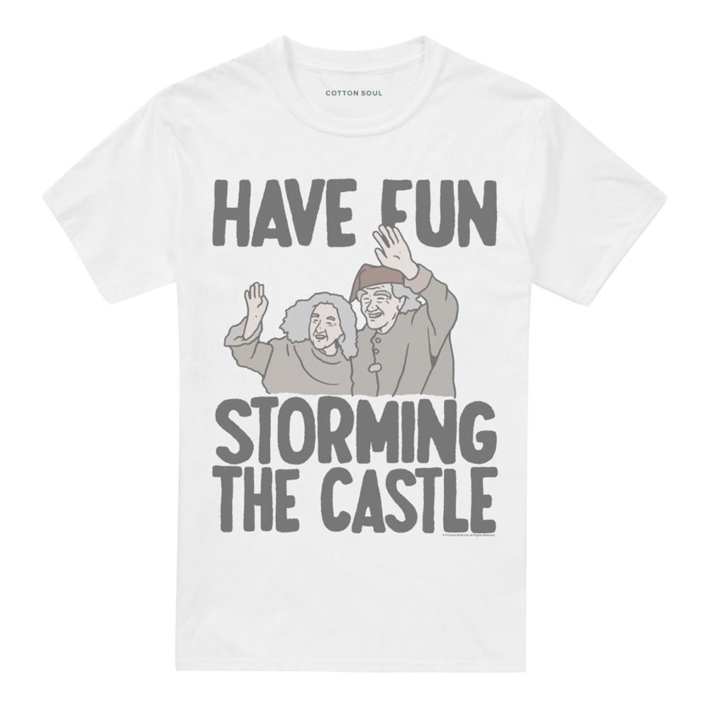 White - Front - The Princess Bride Unisex Adult Have Fun Storming The Castle T-Shirt