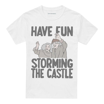 White - Front - The Princess Bride Unisex Adult Have Fun Storming The Castle T-Shirt