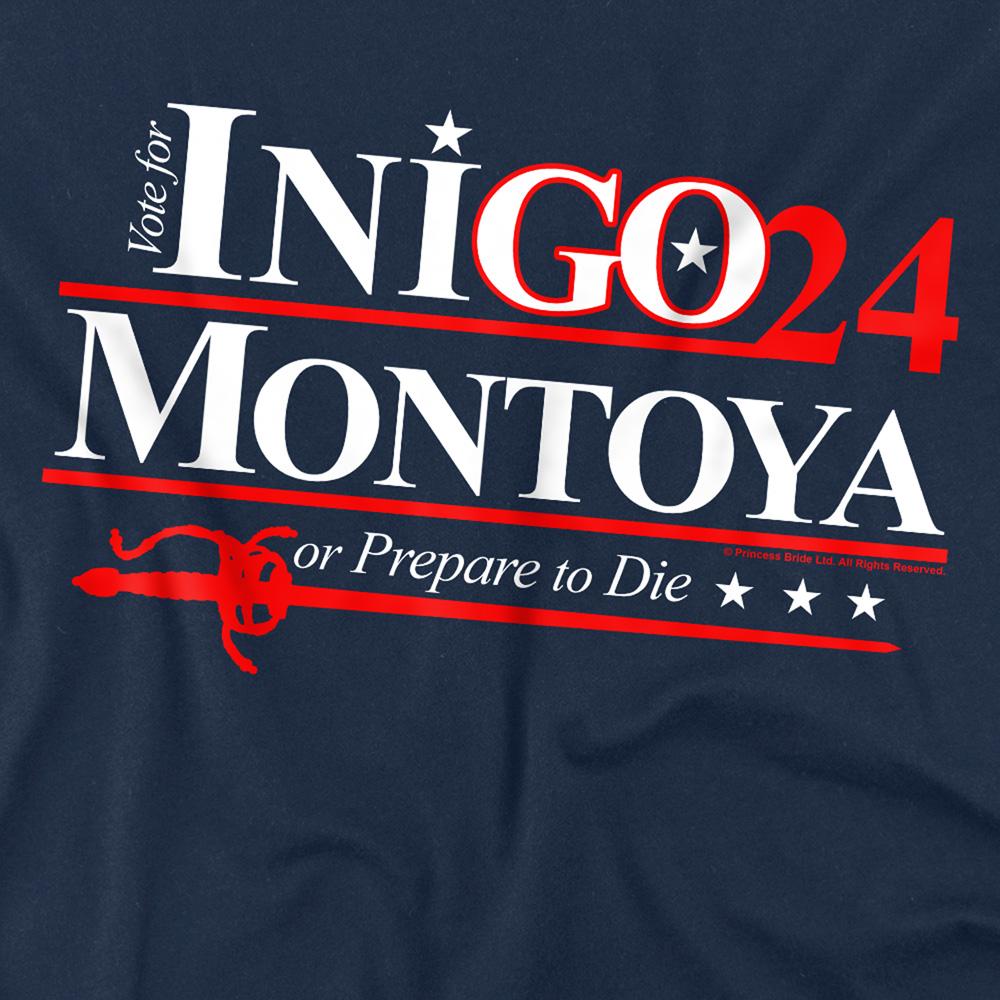 Navy - Side - The Princess Bride Unisex Adult For President 24 Inigo Montoya T-Shirt