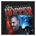 Black - Side - Stranger Things 4 Unisex Adult Jim Hopper Homage T-Shirt