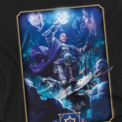 Black - Back - Dungeons & Dragons Unisex Adult 2024 Cleric Key Art Long-Sleeved T-Shirt