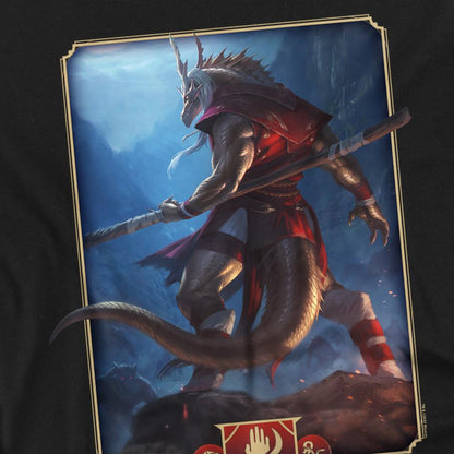 Black - Back - Dungeons & Dragons Unisex Adult 2024 Monk Key Art Long-Sleeved T-Shirt