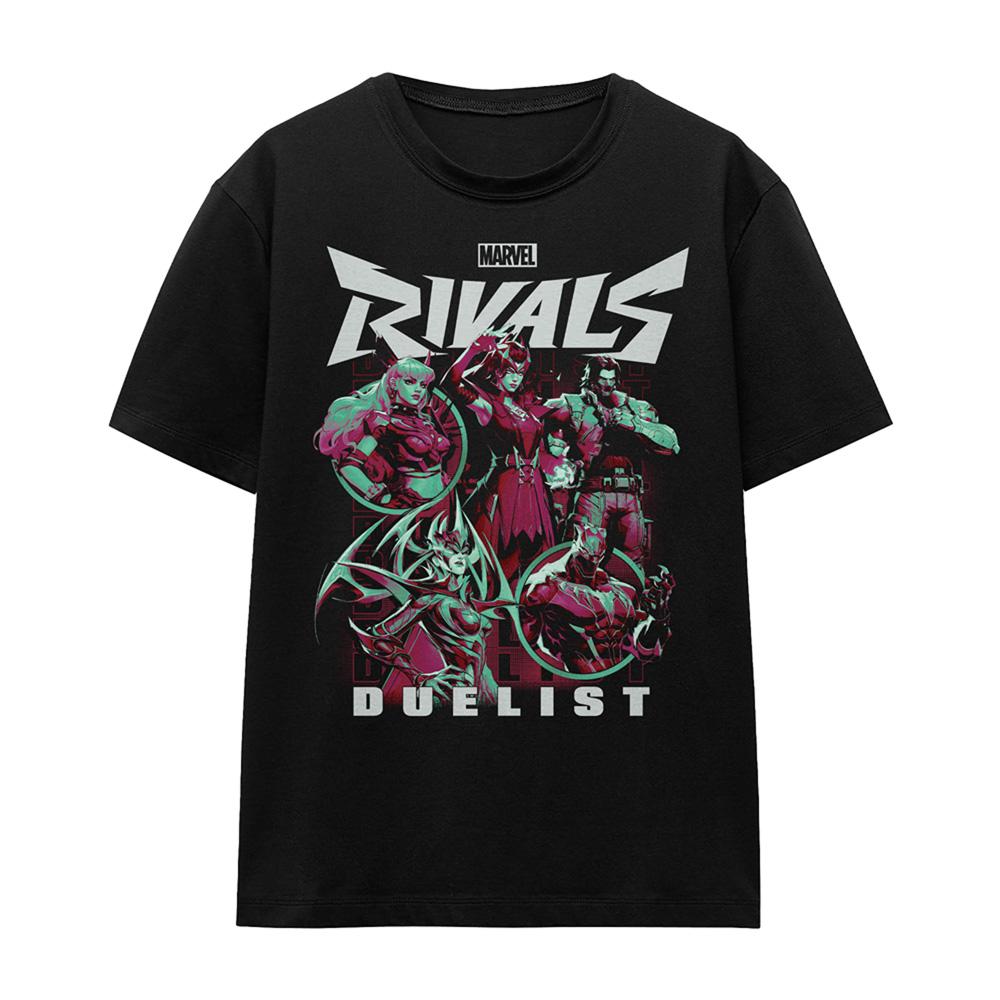 Black - Lifestyle - Marvel Rivals Womens-Ladies Duelist Avengers T-Shirt