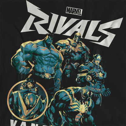 Black - Back - Marvel Rivals Womens-Ladies Vanguard T-Shirt
