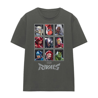 Light Graphite - Lifestyle - Marvel Rivals Womens-Ladies Character Grid T-Shirt