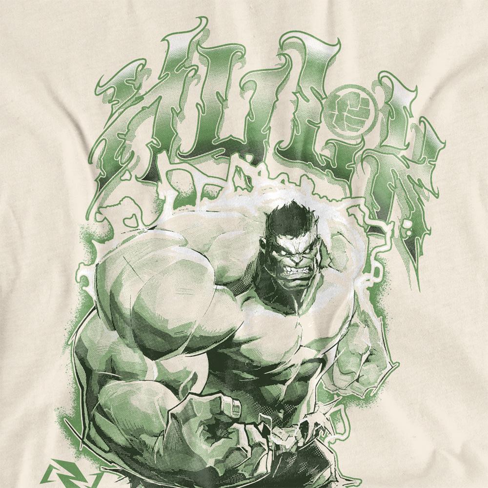 Natural - Back - Marvel Rivals Womens-Ladies Vanguard Hulk Monster T-Shirt