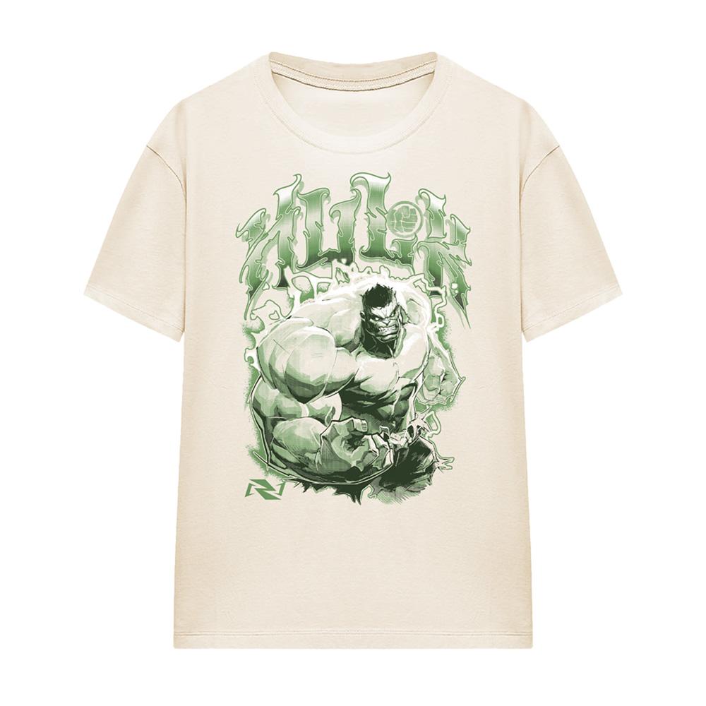 Natural - Lifestyle - Marvel Rivals Womens-Ladies Vanguard Hulk Monster T-Shirt