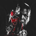 Black - Back - Daredevil Womens-Ladies Born Again Kingpin Faces T-Shirt