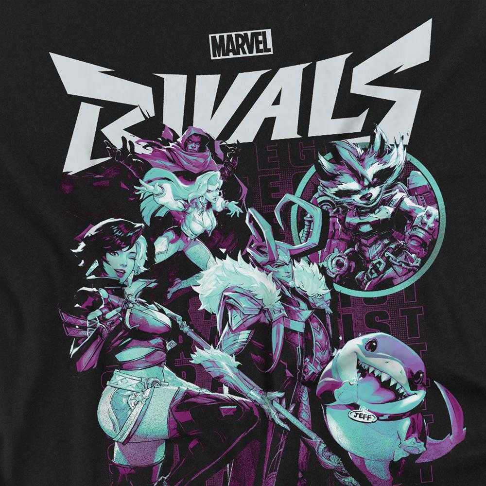 Black - Side - Marvel Rivals Unisex Adult Strategist T-Shirt