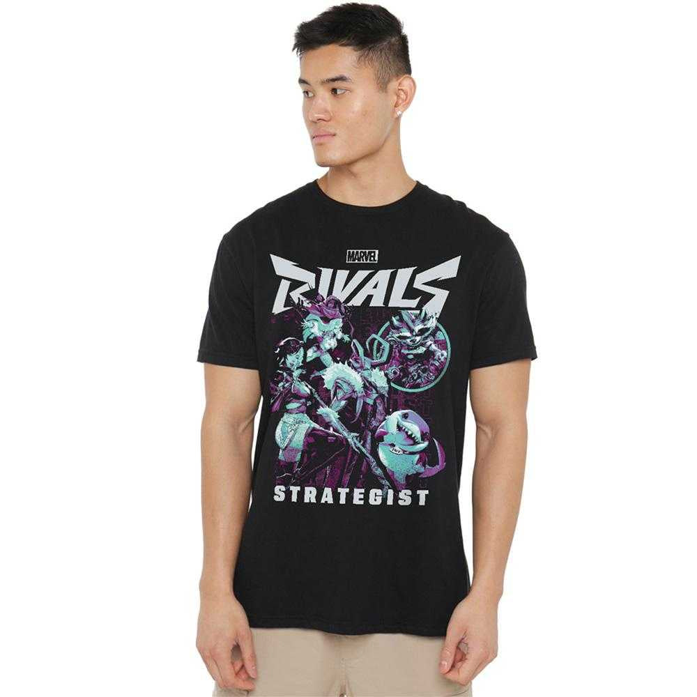 Black - Lifestyle - Marvel Rivals Unisex Adult Strategist T-Shirt