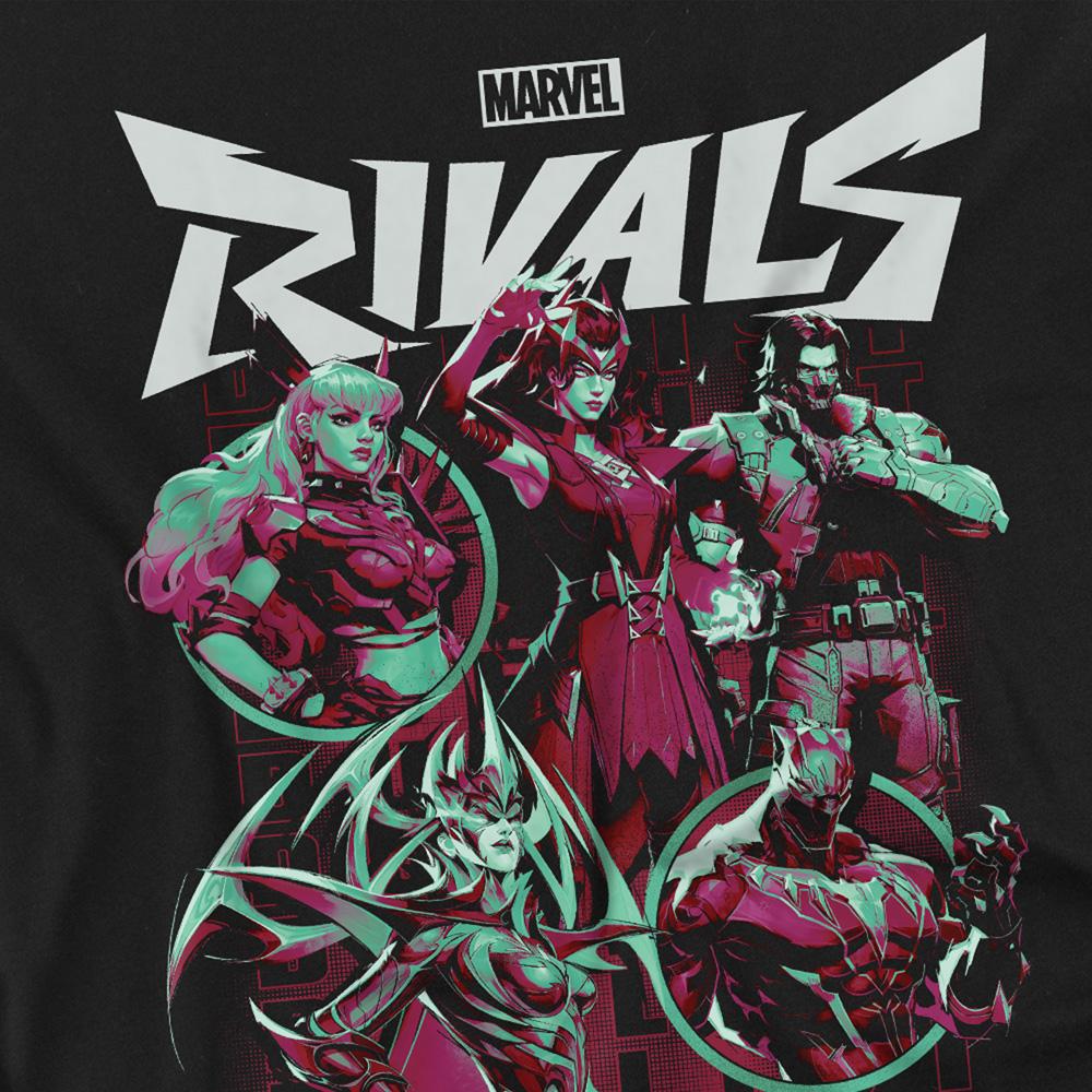 Black - Back - Marvel Rivals Unisex Adult Duelist Long-Sleeved T-Shirt