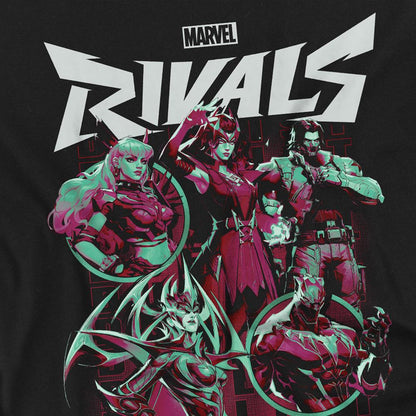 Black - Back - Marvel Rivals Unisex Adult Duelist Long-Sleeved T-Shirt