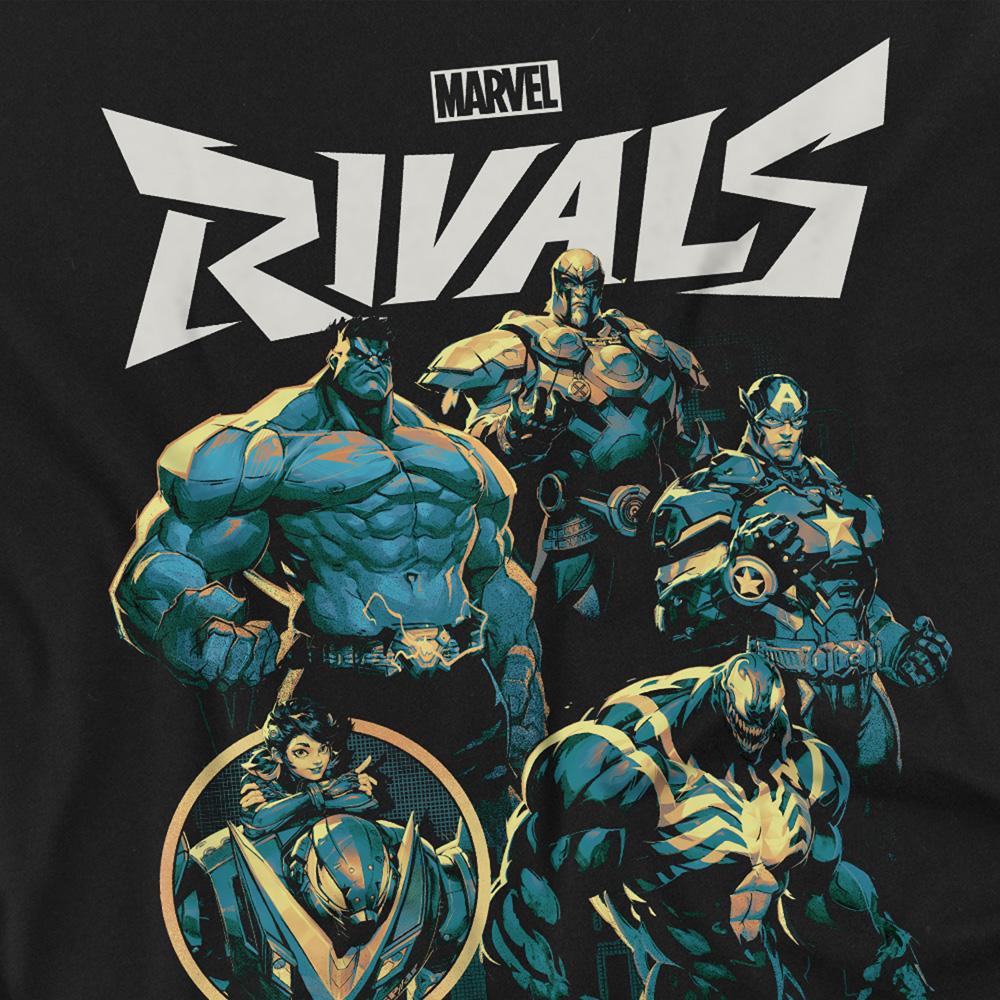 Black - Back - Marvel Rivals Unisex Adult Vanguard Long-Sleeved T-Shirt