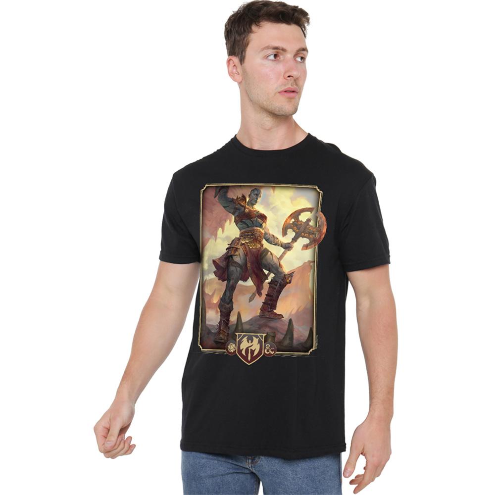 Black - Lifestyle - Dungeons & Dragons Unisex Adult 2024 Barbarian Key Art T-Shirt