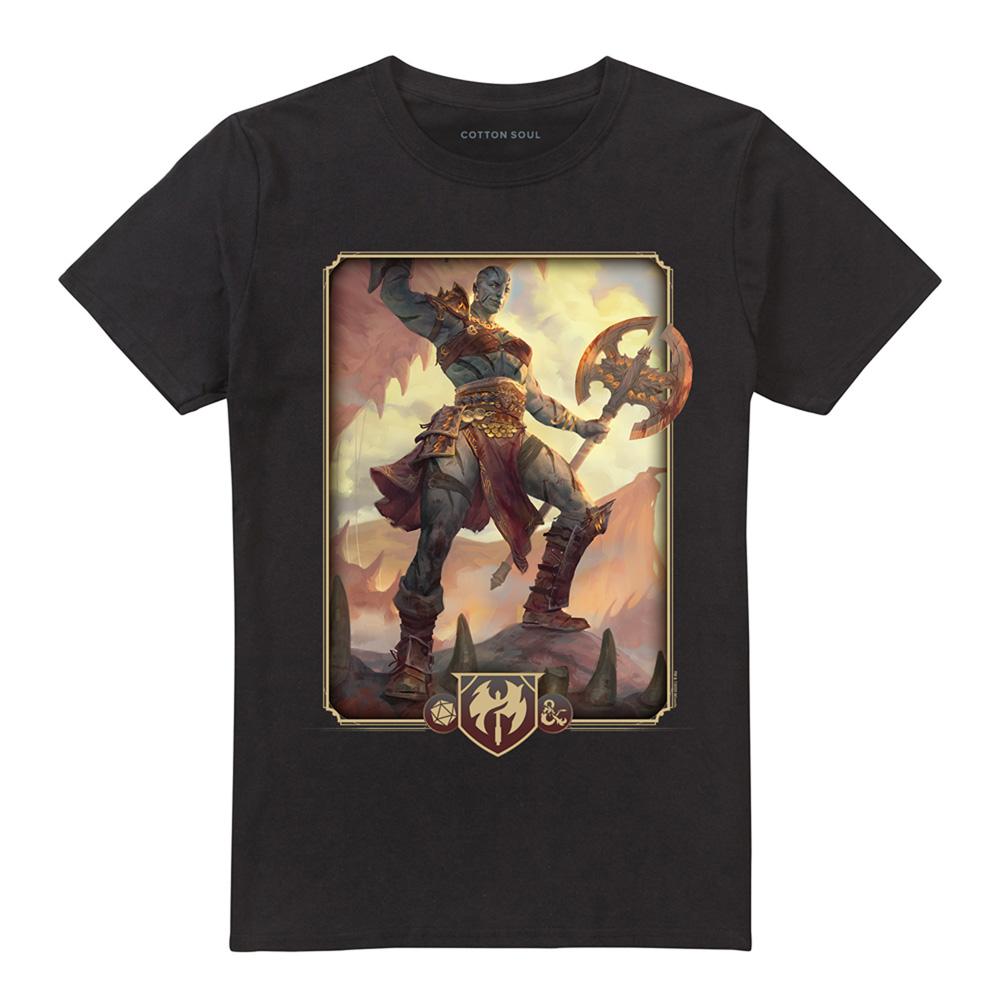 Black - Front - Dungeons & Dragons Unisex Adult 2024 Barbarian Key Art T-Shirt