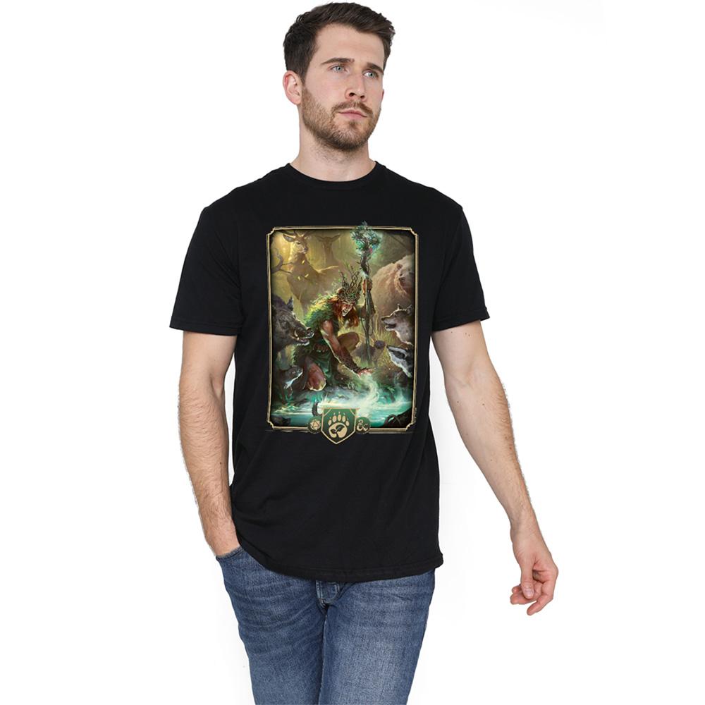 Black - Lifestyle - Dungeons & Dragons Unisex Adult 2024 Druid Key Art T-Shirt