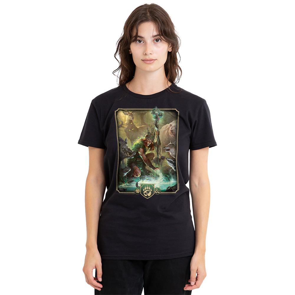 Black - Lifestyle - Dungeons & Dragons Womens-Ladies 2024 Druid Key Art T-Shirt