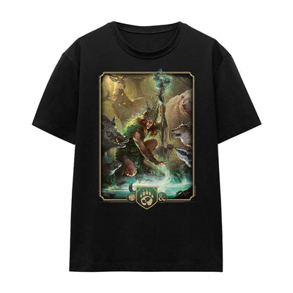 Black - Front - Dungeons & Dragons Womens-Ladies 2024 Druid Key Art T-Shirt
