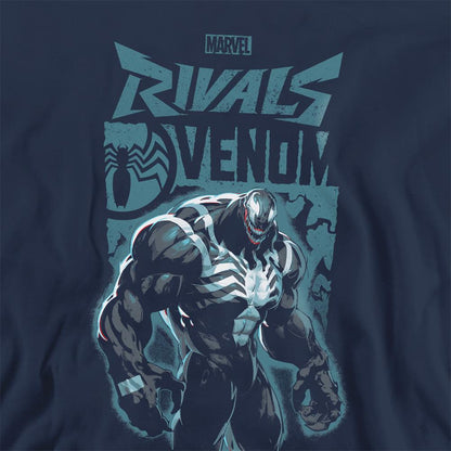 Navy - Back - Marvel Rivals Unisex Adult Vanguard Symbiote Venom Sweatshirt