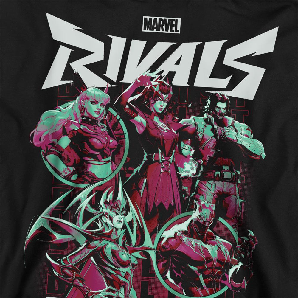 Black - Back - Marvel Rivals Unisex Adult Duelist Sweatshirt