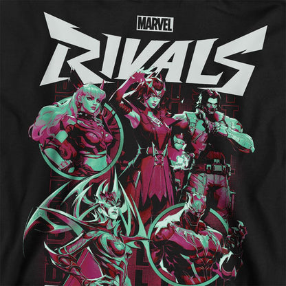 Black - Back - Marvel Rivals Unisex Adult Duelist Sweatshirt
