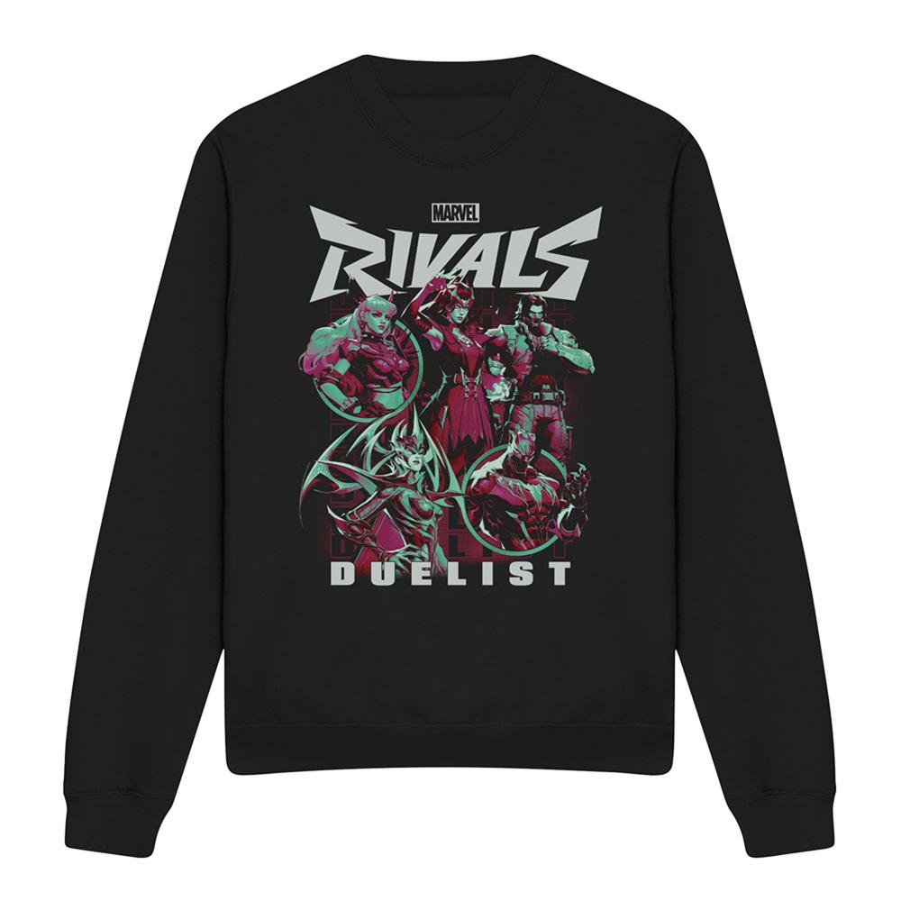 Black - Lifestyle - Marvel Rivals Unisex Adult Duelist Sweatshirt