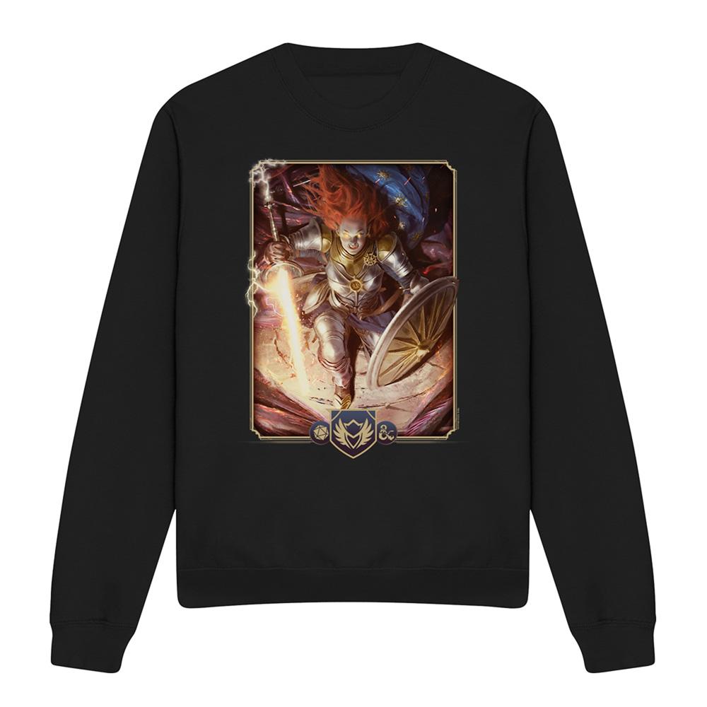 Black - Lifestyle - Dungeons & Dragons Unisex Adult 2024 Paladin Key Art Sweatshirt