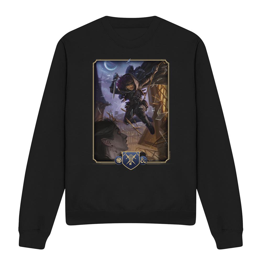 Black - Lifestyle - Dungeons & Dragons Unisex Adult 2024 Rogue Key Art Sweatshirt