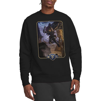 Black - Front - Dungeons & Dragons Unisex Adult 2024 Rogue Key Art Sweatshirt