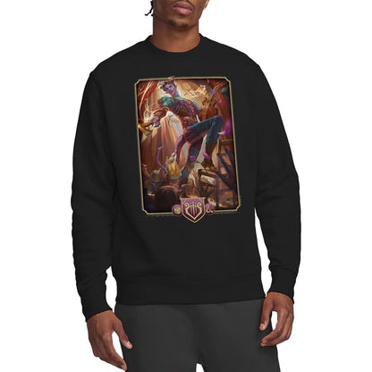Black - Front - Dungeons & Dragons Unisex Adult 2024 Bard Key Art Sweatshirt