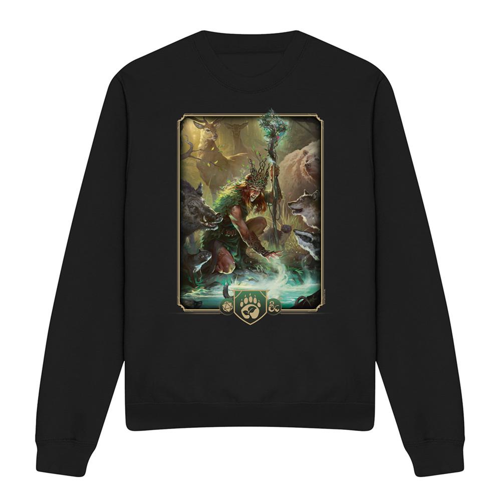 Black - Lifestyle - Dungeons & Dragons Unisex Adult 2024 Druid Key Art Sweatshirt