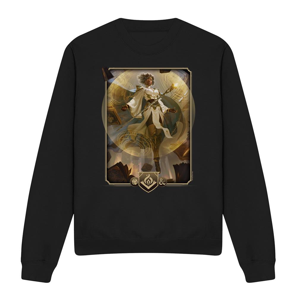 Black - Lifestyle - Dungeons & Dragons Unisex Adult 2024 Wizard Key Art Sweatshirt