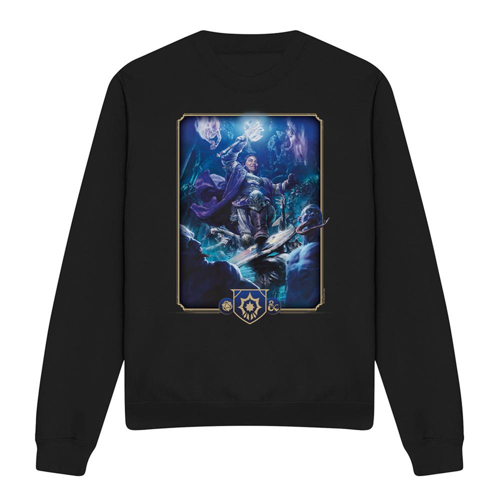 Black - Lifestyle - Dungeons & Dragons Unisex Adult 2024 Cleric Key Art Sweatshirt