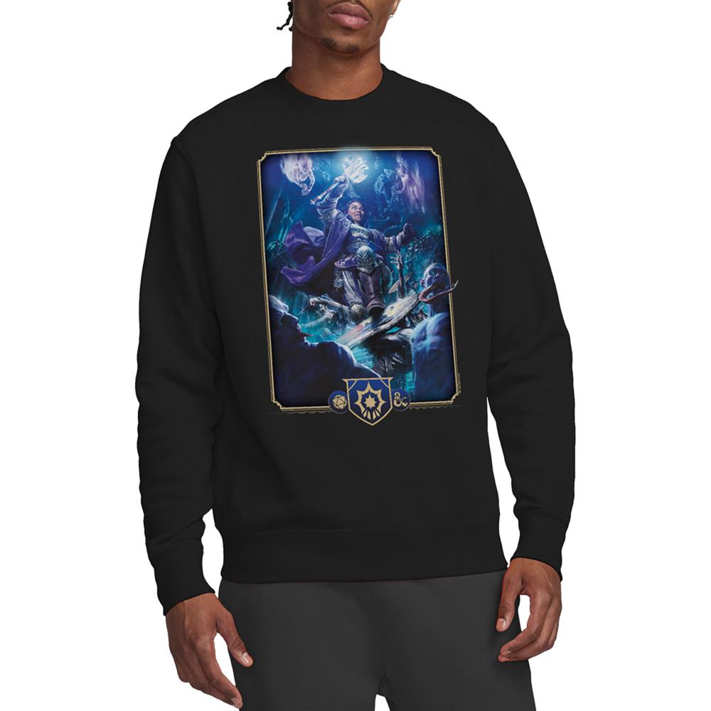 Black - Front - Dungeons & Dragons Unisex Adult 2024 Cleric Key Art Sweatshirt