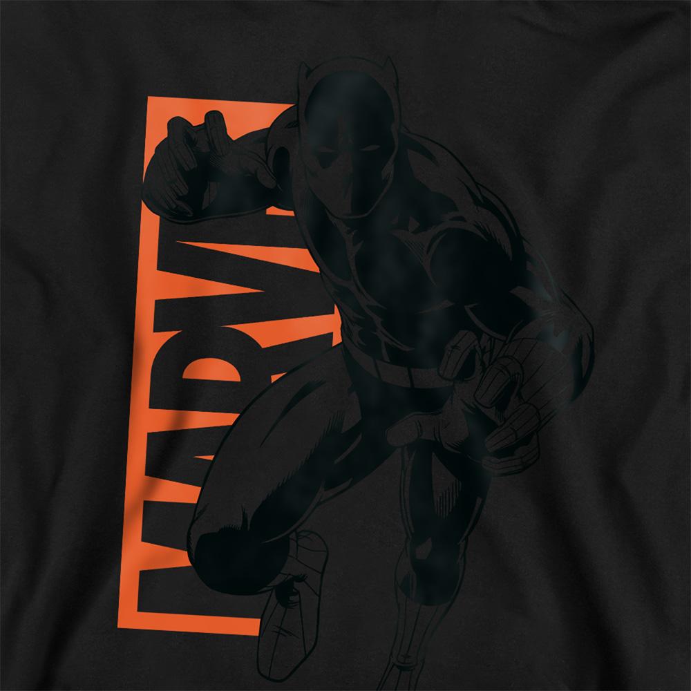 Navy - Back - Black Panther Childrens-Kids Jump Pull Over Hoodie