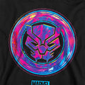 Navy - Back - Black Panther Childrens-Kids Cyber Pull Over Hoodie