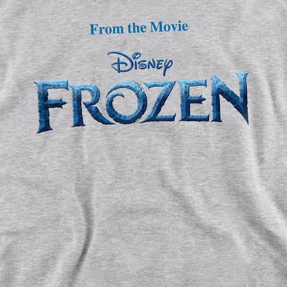 Athletic Heather - Back - Frozen Childrens-Kids Logo Heather Pullover Hoodie