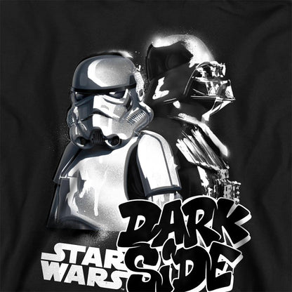 Navy - Back - Star Wars Childrens-Kids Dark Side Duo Hoodie