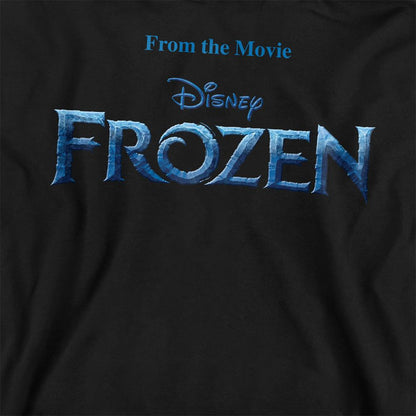 Black - Back - Frozen Childrens-Kids Logo Pullover Hoodie