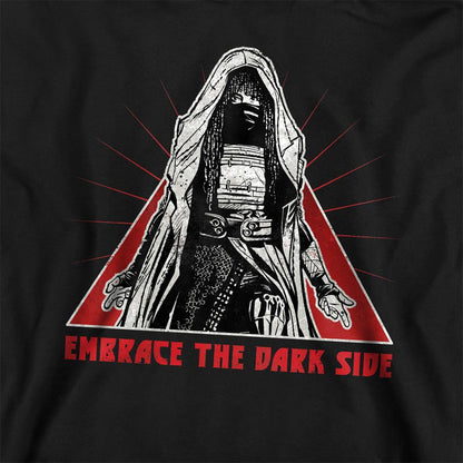 Navy - Back - Star Wars: The Acolyte Childrens-Kids Embrace The Dark Side Of The Force Hoodie