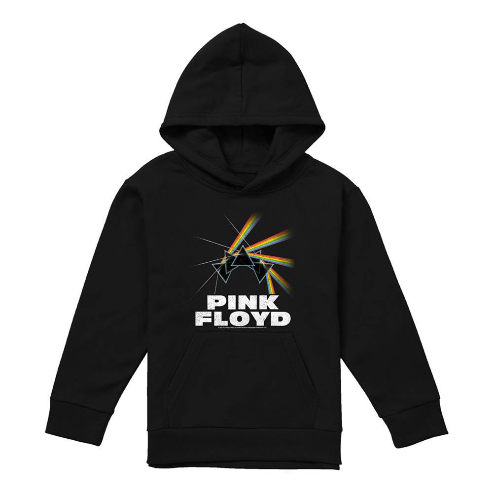 Athletic Heather - Lifestyle - Pink Floyd Childrens-Kids Dark Side Of The Moon Table Prism Heather Hoodie
