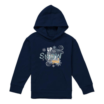 Navy - Front - Frozen Childrens-Kids Is Up To Snow Good Olaf Pullover Hoodie